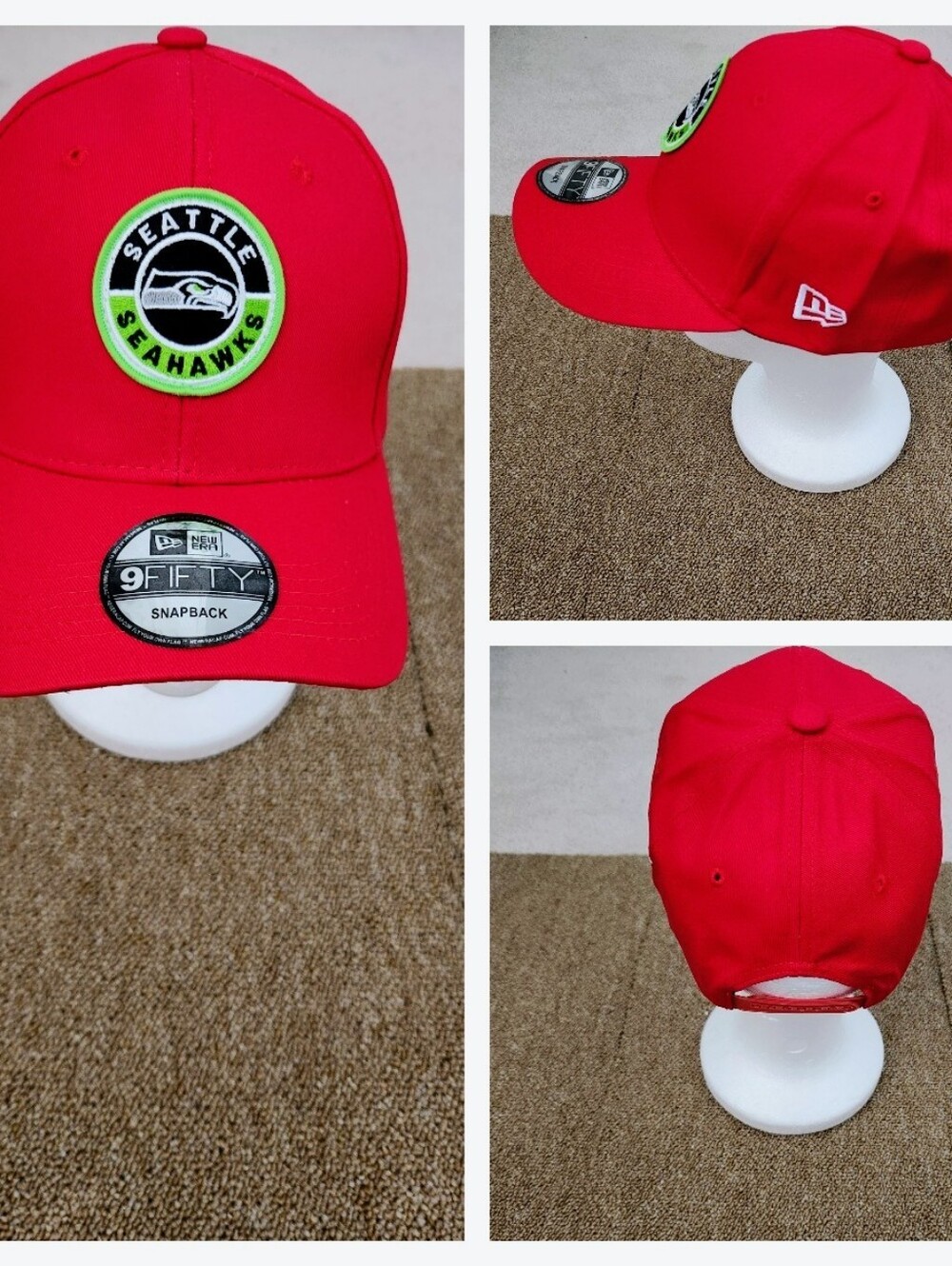 SEATTLE SEAHAWKS NFL FOOTBALL SNAPBACK HAT.